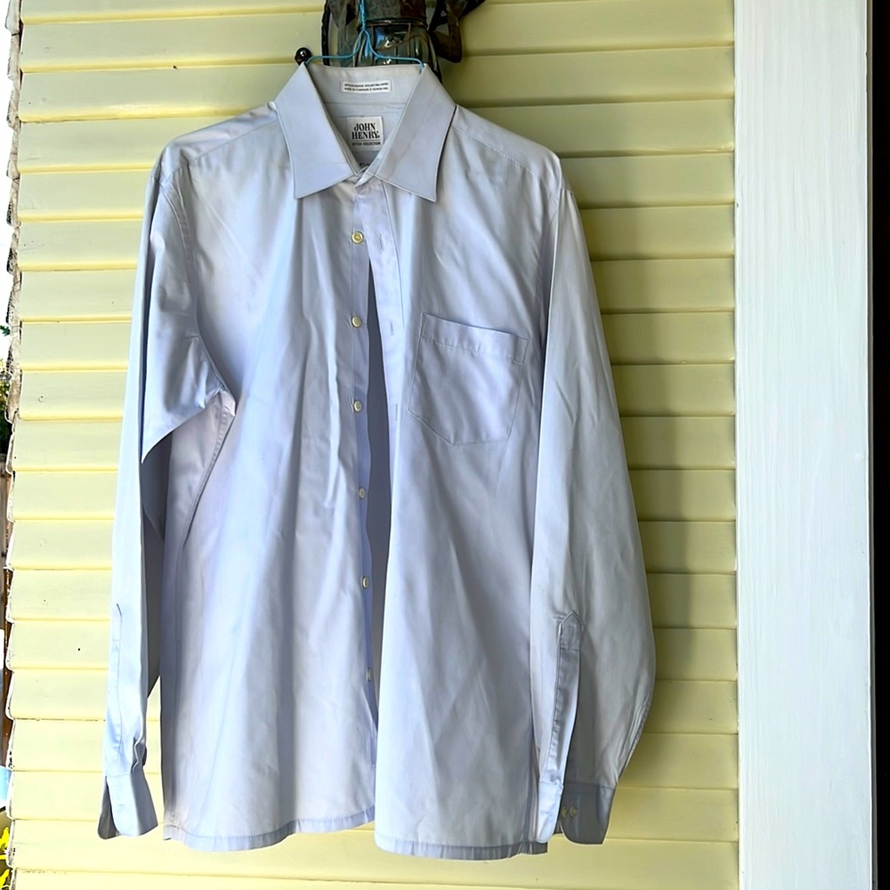 John Henry Fitted Collection -Mens long sleeved shirt L